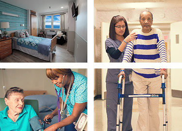 Images of compassionate care being provided